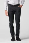 MEYER Chinohose Bonn Stretch-Dehnbund Jeans Dunkelgrau/Dunkelblau/Grau