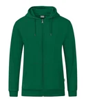 Jako Sweatjacke Organic Kapuzenjacke Dunkelgrün/Grün