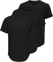 T-Shirt ONSMATT LONGY SS TEE 3-PACK (Packung, 3-tlg., 3er-Pack)