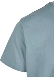 Urban Classics Herren Shaped Long Tee T-Shirt Blau/Grau/Hellblau