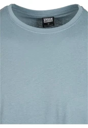 Urban Classics Herren Shaped Long Tee T-Shirt Blau/Grau/Hellblau