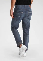 Bruno Banani Straight Jeans Dylan Dunkelblau/Grau