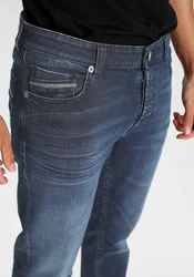 Bruno Banani Straight Jeans Dylan Dunkelblau/Grau