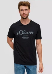 s.Oliver T-Shirt Casual im 2er Pack Silber/Dunkelblau/Grau/Blau