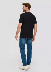 s.Oliver T-Shirt Casual im 2er Pack Silber/Dunkelblau/Grau/Blau