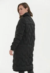WEATHER REPORT Steppjacke Fosteras mit Kinnschutz Schwarz/Dunkelgrau