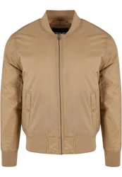 URBAN CLASSICS Anorak Herren Basic Bomber Jacket (1-St) Braun/Khaki/Beige