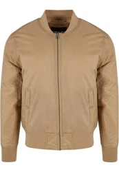 URBAN CLASSICS Anorak Herren Basic Bomber Jacket (1-St) Braun/Khaki/Beige
