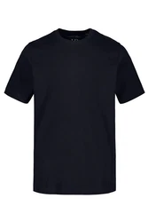 JP1880 T-Shirt Basic Rundhals Dunkelblau/Schwarz