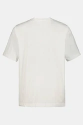 JP1880 T-Shirt Basic Rundhals Weiß/Creme/Rot