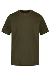 JP1880 T-Shirt Basic Rundhals Dunkelgrün/Khaki/Grün