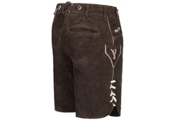PAULGOS Trachtenhose Herren Lederhose mit Trägern (HK3) HK3