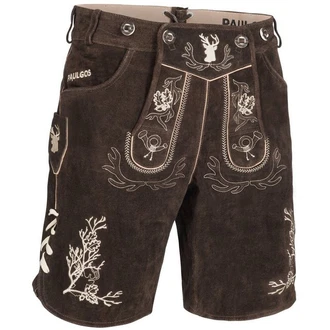 PAULGOS Trachtenhose Herren Lederhose mit Trägern (HK3)