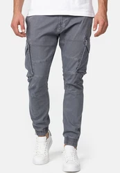 Indicode Cargohose Alex Khaki/Dunkelgrau/Hellgrau/Dunkelgrün/Grau