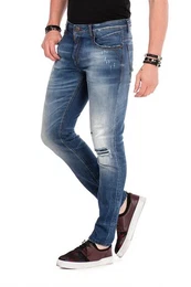 Bequeme Jeans im Destroyed-Look n Straight Fit