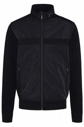 Sweatjacke mit Waffelstruktur an den rmeln