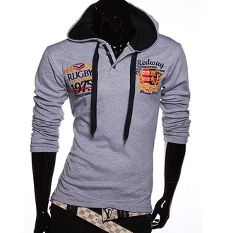 Violento Langarmshirt Herren Longsleeve Pulli Sweatshirt Shirt Kapuze Kragen Violento Langarmshirt Herren Longsleeve Pulli Sweatshirt Shirt Kapuze Kragen