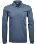 RAGMAN Poloshirt Langarmshirts Blau/Dunkelblau/Hellblau/Grau RAGMAN Poloshirt Langarmshirts Blau/Dunkelblau/Hellblau/Grau