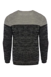 CRSM Carisma Herren Strickpullover K-114 Dunkelblau/Grau/Hellblau/Blau