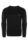 CRSM Carisma Herren Strickpullover K-114 Schwarz/Hellblau/Dunkelgrau/Rot/Dunkelrot/Mintgrün