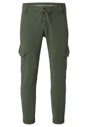 Timezone Cargohose Regular Brooklyntz Dunkelgrün/Grün/Khaki