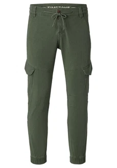 Timezone Cargohose Regular Brooklyntz Dunkelgrün/Grün/Khaki
