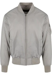 URBAN CLASSICS Anorak Herren Basic Bomber Jacket (1-St) Hellgrau/Grau/Khaki/Braun/Beige