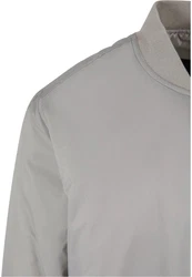 URBAN CLASSICS Anorak Herren Basic Bomber Jacket (1-St) Hellgrau/Grau/Khaki/Braun/Beige