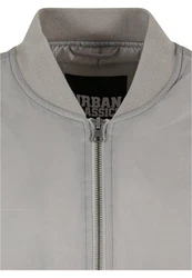 URBAN CLASSICS Anorak Herren Basic Bomber Jacket (1-St) Hellgrau/Grau/Khaki/Braun/Beige