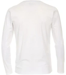 Redmond Rundhalspullover (668) Weiß/Grau/Creme/Khaki