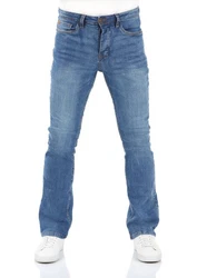 riverso Herren Jeans Hose RIVFalko Bootcut Jeanshose Basic Denim Stretch Hellblau/Blau