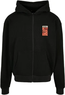 Mister Tee Sweatjacke Hoodie Puffer Peace Heavy Oversize Zip
