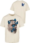 Mister Tee Herren Le Papillon Tee Creme/Beige/Khaki/Braun/Weiß