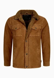 Indicode Winterjacke Tonni Braun/Orange