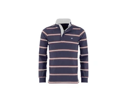 FYNCH-HATTON Sweatshirt Langarmshirt Rugby marineblau