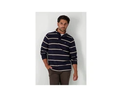 FYNCH-HATTON Sweatshirt Langarmshirt Rugby marineblau