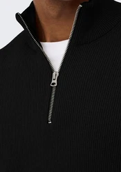 ONLY & SONS Strickpullover ONSPHIL Polo Strick Sweater (6415) Schwarz (6415)