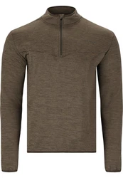 ENDURANCE Langarmshirt LEDGER Dunkelgrün/Khaki