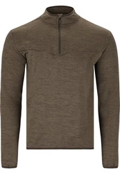 ENDURANCE Langarmshirt LEDGER Dunkelgrün/Khaki