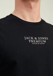JACK & JONES T-Shirt JPRBLUArchie Schwarz/Dunkelblau
