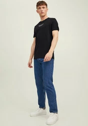 JACK & JONES T-Shirt JPRBLUArchie Schwarz/Dunkelblau