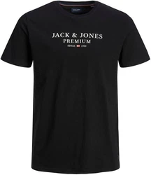 JACK & JONES T-Shirt JPRBLUArchie Schwarz/Dunkelblau