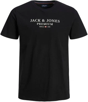 JACK & JONES T-Shirt JPRBLUArchie Schwarz/Dunkelblau