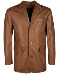 JCC Lederjacke Armando Braun/Beige