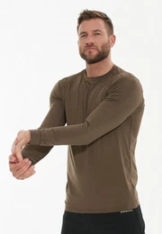 Langarmshirt Hubend (1-tlg) mit recyceltem Polyester