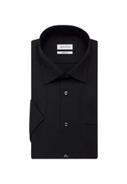 Businesshemd Regular Regular Kurzarm Kentkragen Uni
