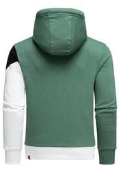 Amaci&Sons Kapuzenpullover TEMPE Dunkelgrün/Grün