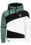 Amaci&Sons Kapuzenpullover TEMPE Dunkelgrün/Grün