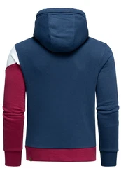 Amaci&Sons Kapuzenpullover TEMPE Bordeaux/Dunkelrot