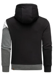 Amaci&Sons Kapuzenpullover TEMPE Grau/Dunkelgrau/Hellgrau/Creme